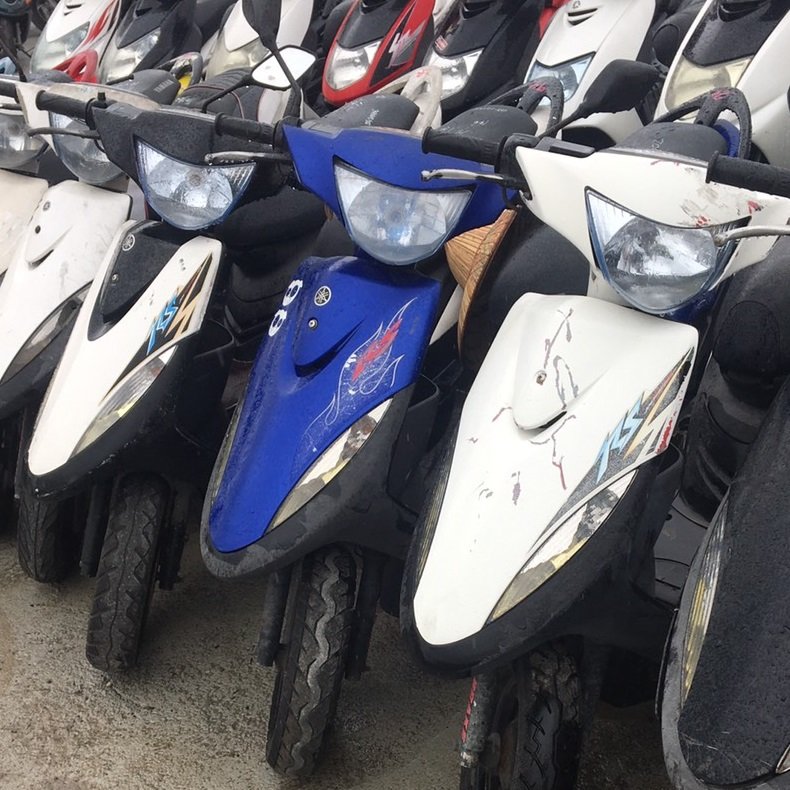 Taiwan used gas motorcycle scooter YMT RS 100cc