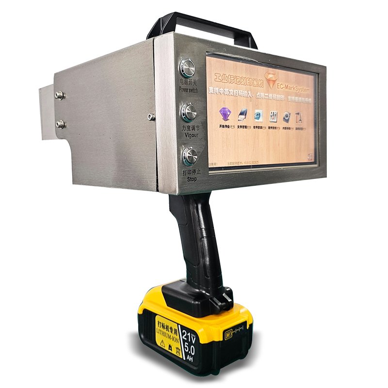 Hot manufacturer portable dotting vin number marking engraving machine for large parts and machinery