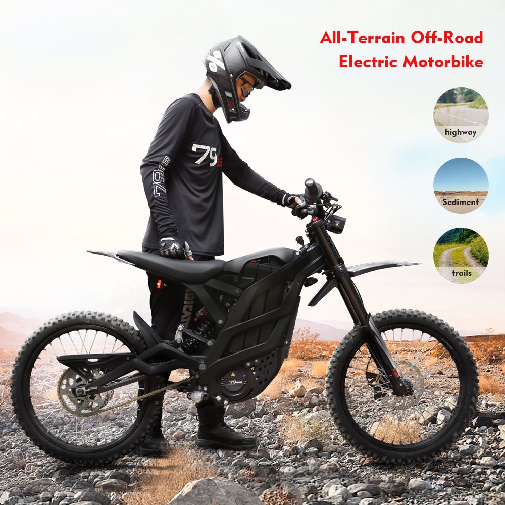 Falcon M 85Km/H Motocross Bike Adults Off-Road 72V 8000W Electric Motorcycle Dirt Bikes With Motorcycle Displays