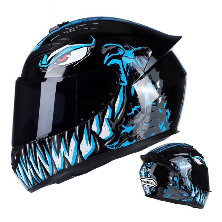 Wholesale Custom Logo Four Season Full Face Motorcycle Safety Helmet 3C Security Protection Riding Helmet