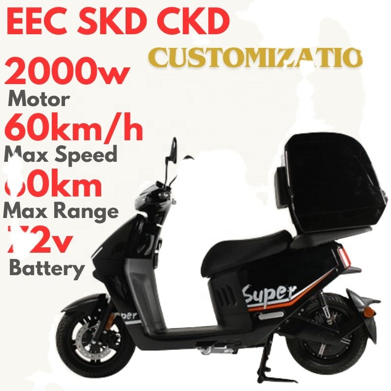 Chinese 2000w Fast Food Delivery Used Adult Motorcycle Efficient and Reliable Transportation Solution