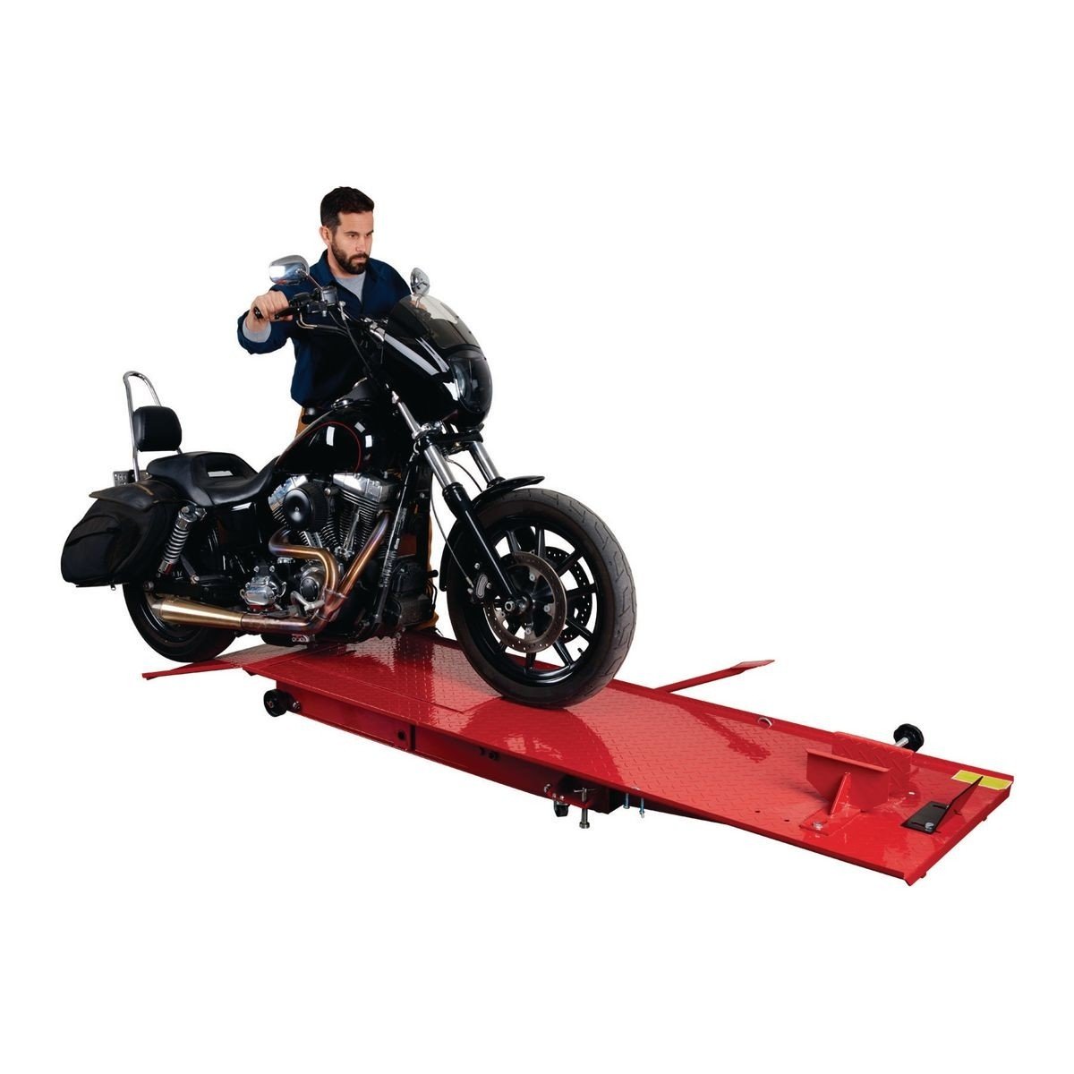 Used Kindle Steel Motorcycle Lift Stand Durable Metal Motor Stand for Motor Use