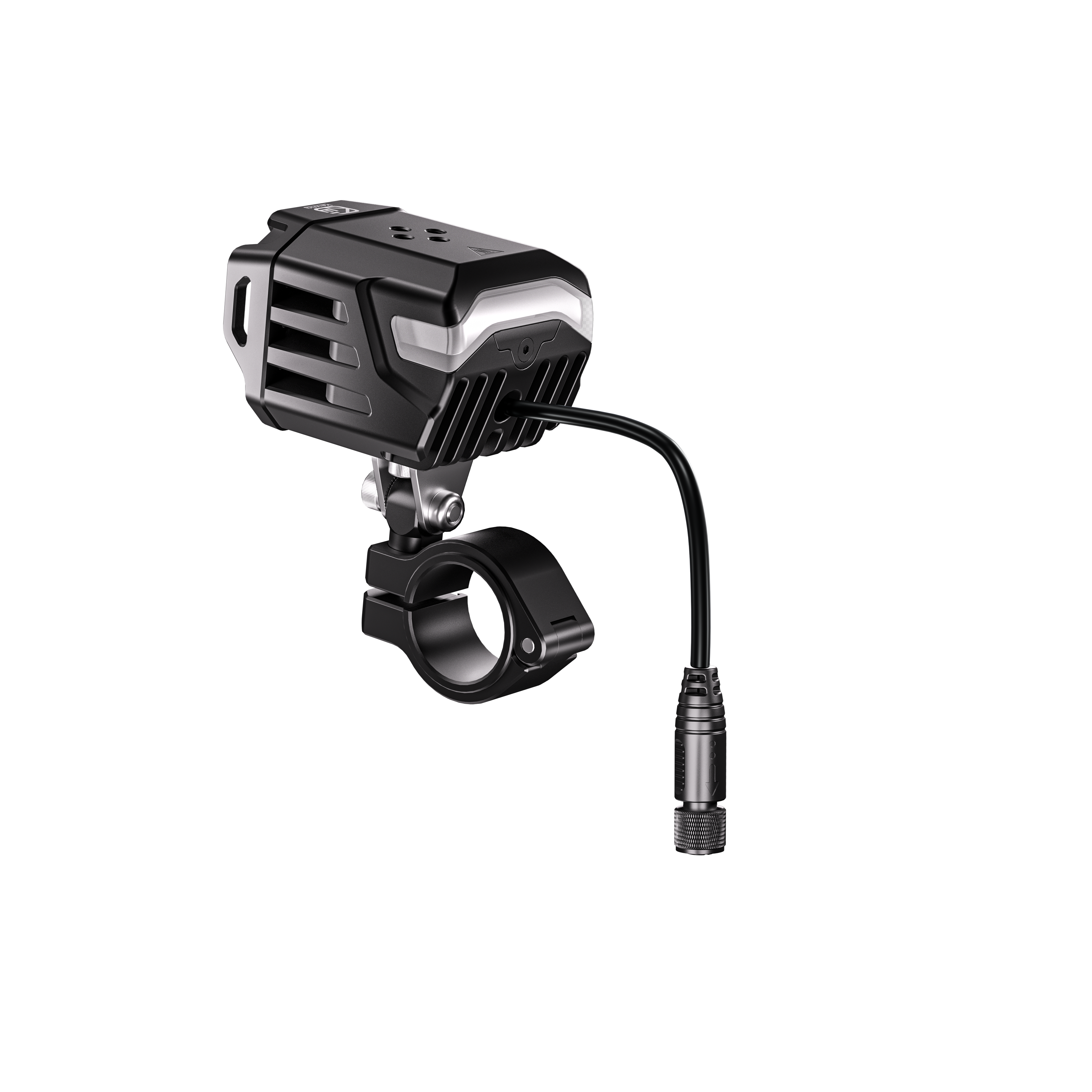 2024 Hot Selling New Super Bright Auxiliary Dual Spotlight Waterproof Breathing Moped Modified Equipment Spotlight