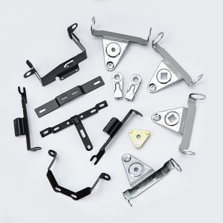 Custom Motorcycle Universal Headlight Bracket Steel Frame for Factory Manufacturing Universal Ear Light Bracket