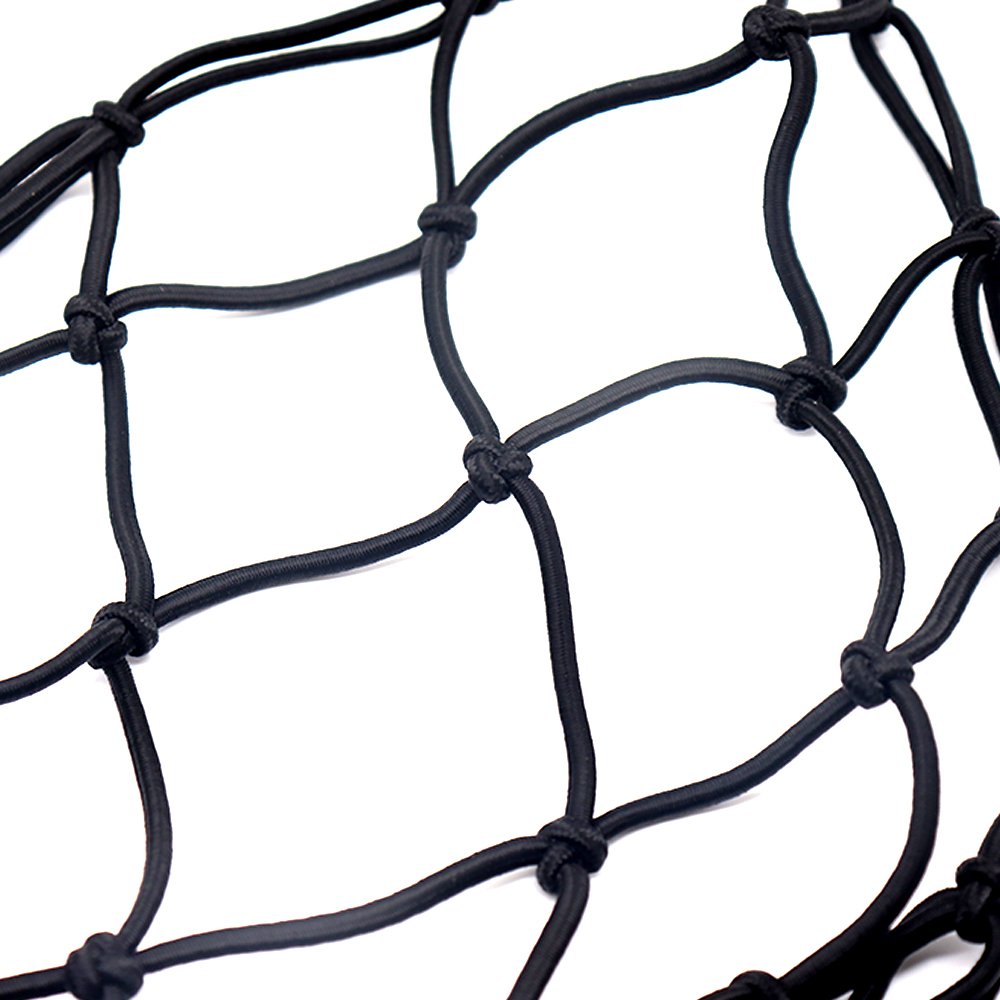 Motorcycle Flexible Elastic Luggage Cargo Net With Plastic Hooks
