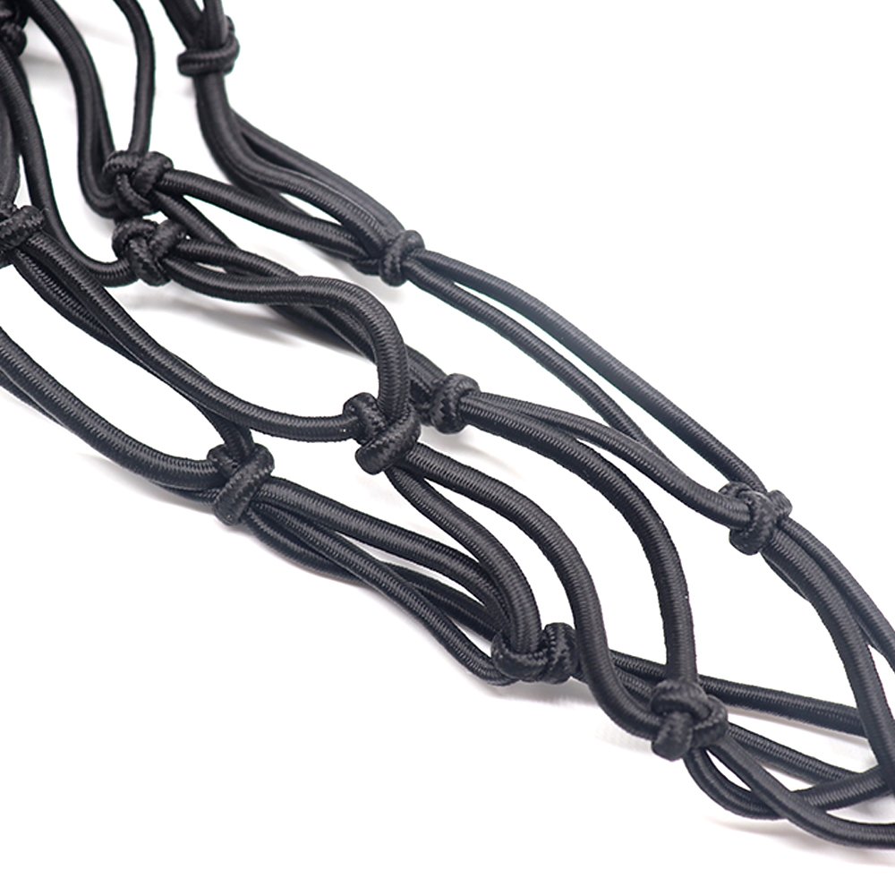 Motorcycle Flexible Elastic Luggage Cargo Net With Plastic Hooks