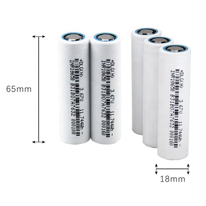 18650 3.7v 3200mAh lithium battery cell with CE ,BIS Certification used in electric motorcycles