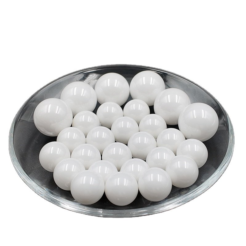 Wear resistant white zirconia ceramic polishing Balls Used to make flame retardant materials