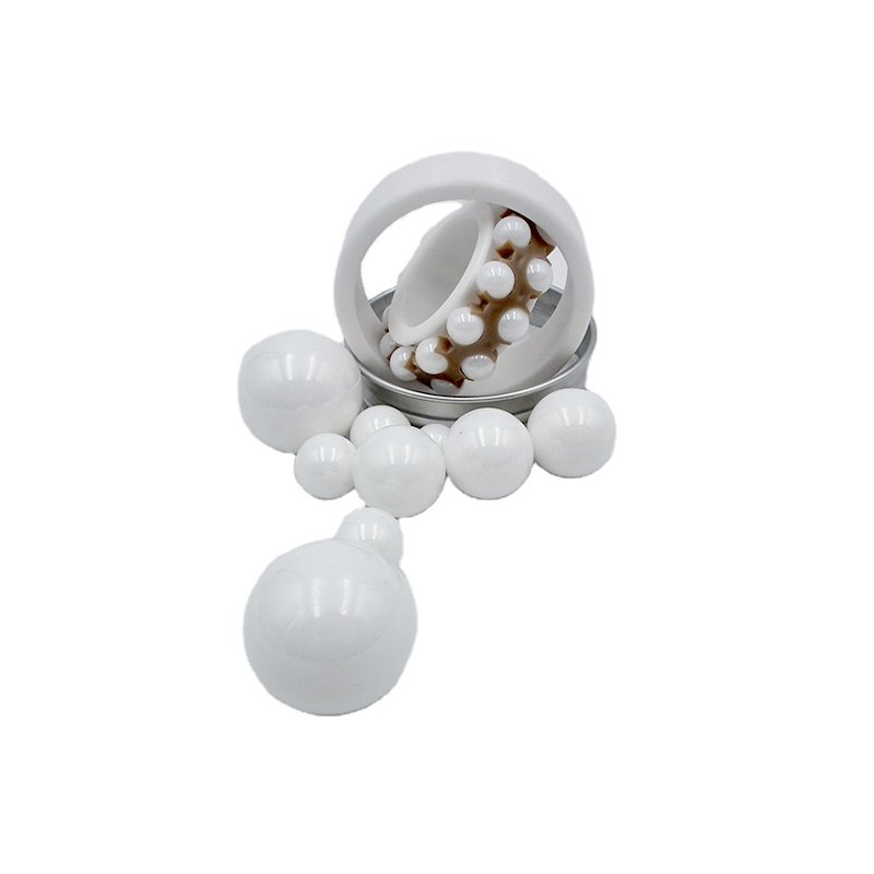 Wear resistant white zirconia ceramic polishing Balls Used to make flame retardant materials