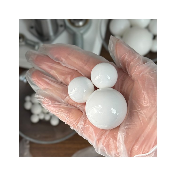 Wear resistant white zirconia ceramic polishing Balls Used to make flame retardant materials
