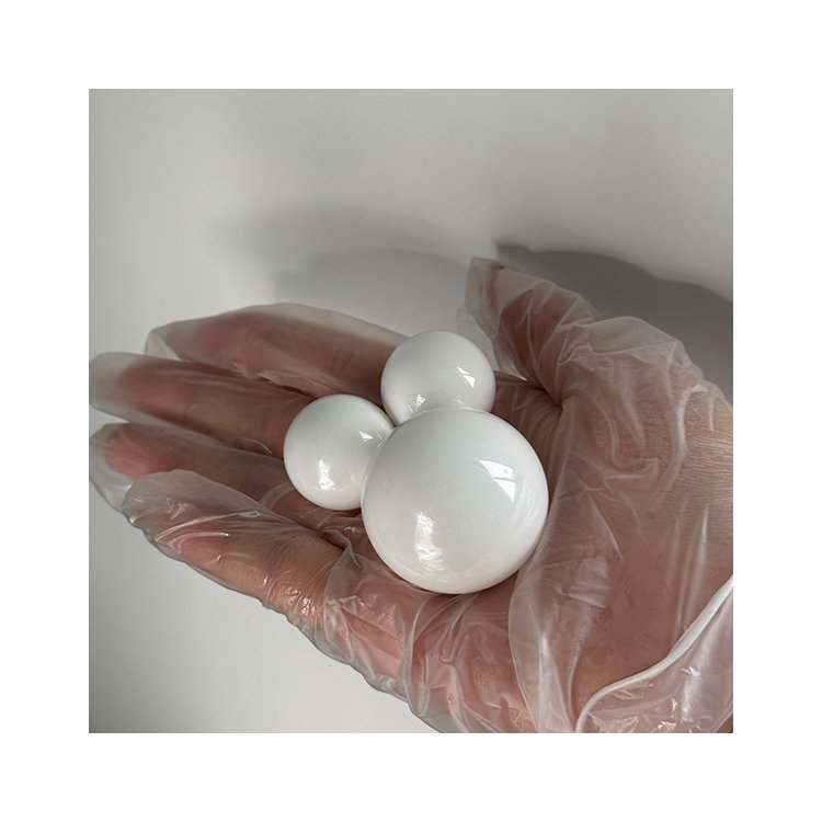 Wear resistant white zirconia ceramic polishing Balls Used to make flame retardant materials
