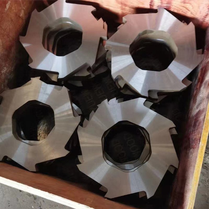 Hard Plastic Crushing Machines Twin-shaft Car Shell Scrap Metal Shredder Plastic Shredder Blades