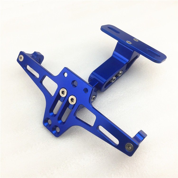 Adjustable license plate frame BWS large displacement modified tram aluminum alloy aircraft license frame motorcycle bracket