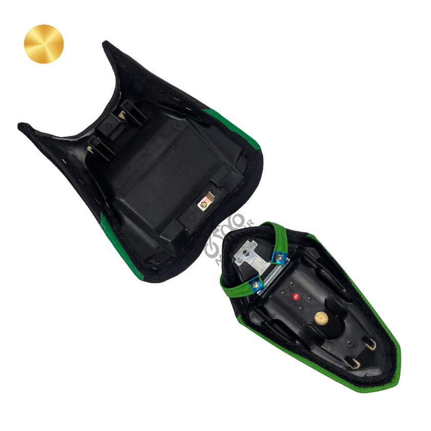 Factory New Design Motorcycle Body System Durable and Comfortable Black Leather Motorcycle Seat for Kawasaki Ninja 400 2018
