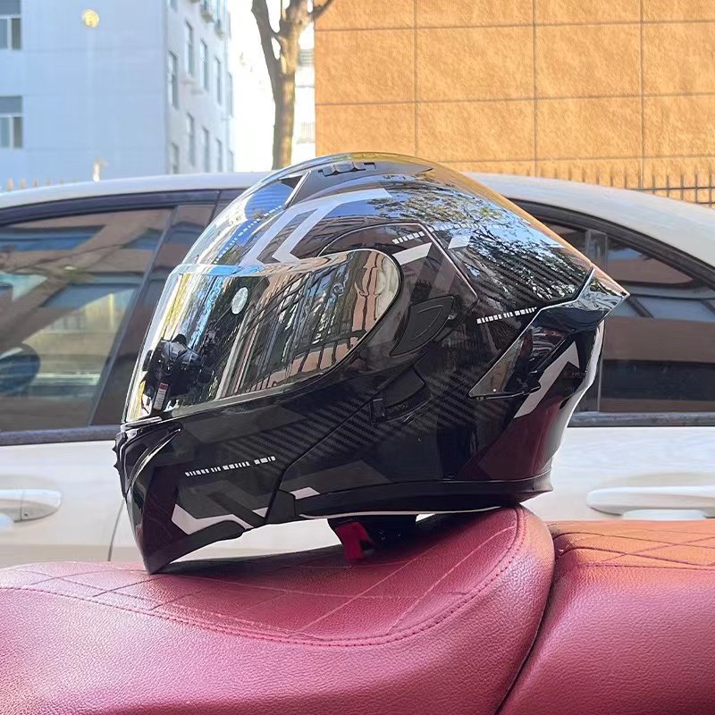 2024 DOT Standard Unisex Electric Scooter Full Face Helmets Safety Helmets Motorcycle Helmet