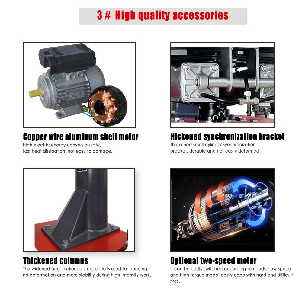 Lawrence 12-24 inch popular mobile tire changers machine used in car tire work shop motorcycle tire changer machine