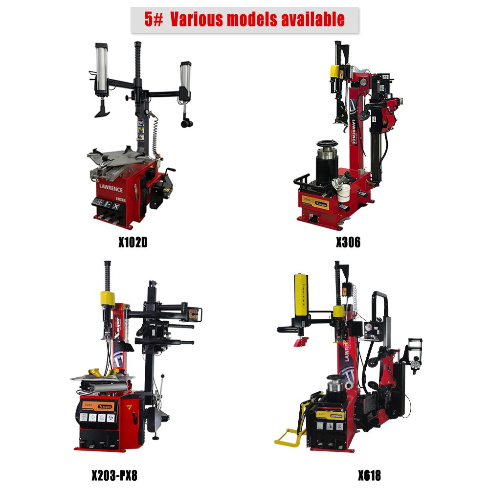 Lawrence 12-24 inch popular mobile tire changers machine used in car tire work shop motorcycle tire changer machine