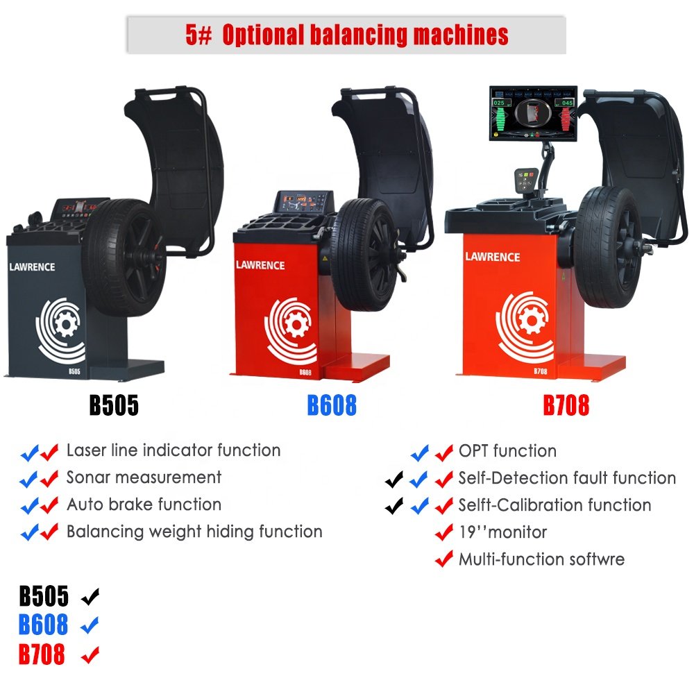 Lawrence 12-24 inch popular mobile tire changers machine used in car tire work shop motorcycle tire changer machine