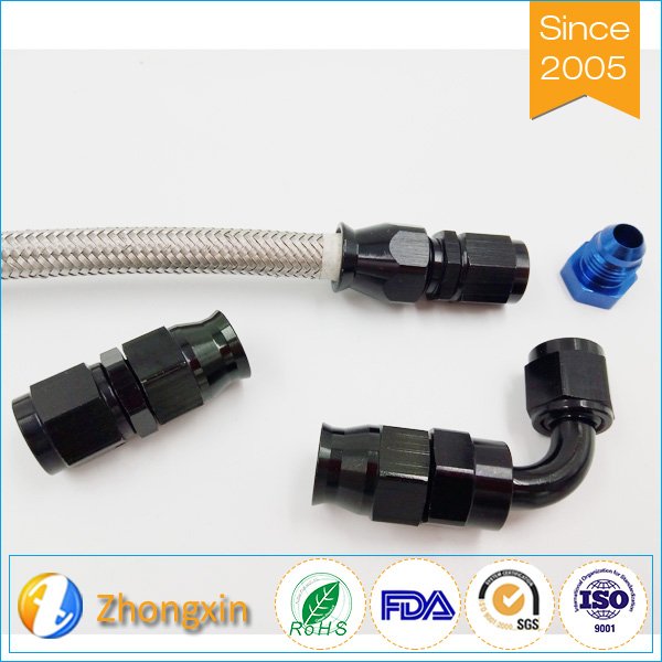 High quality oil cooler line e85 ptfe stainless braided brake hose ptfe clutch line