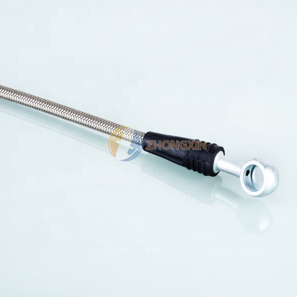 High quality oil cooler line e85 ptfe stainless braided brake hose ptfe clutch line