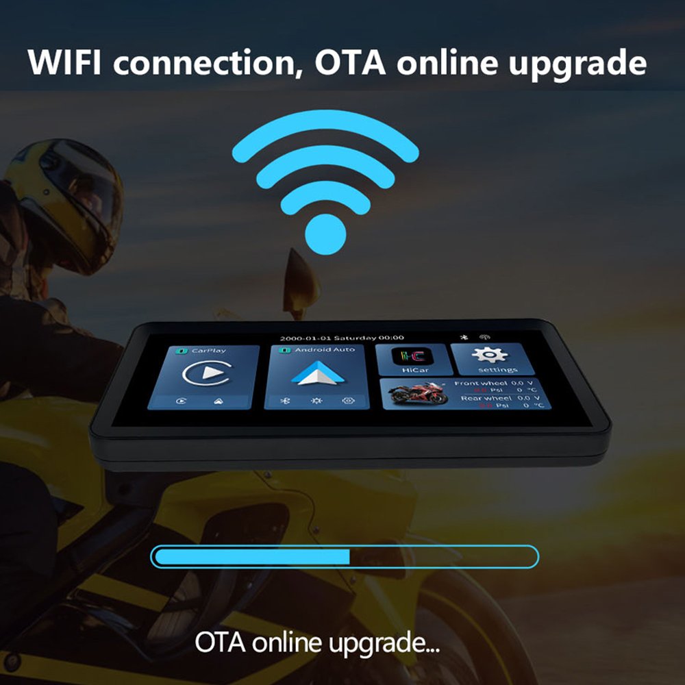 Wholesale 6.3 Inch Linux System Waterproof Car Radio Multimedia Carplay Android Auto Bt Dvr TPMS OTA Gps Motorcycle Navigation