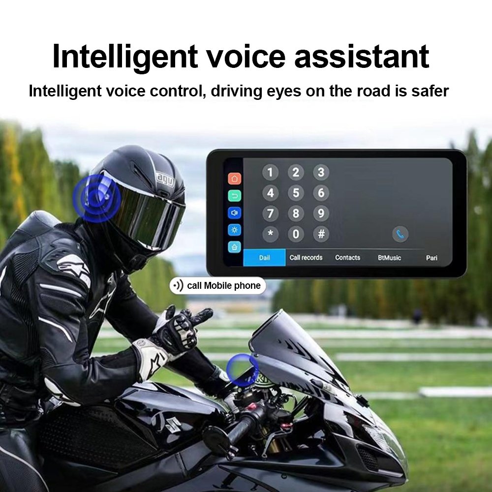 Wholesale 6.3 Inch Linux System Waterproof Car Radio Multimedia Carplay Android Auto Bt Dvr TPMS OTA Gps Motorcycle Navigation