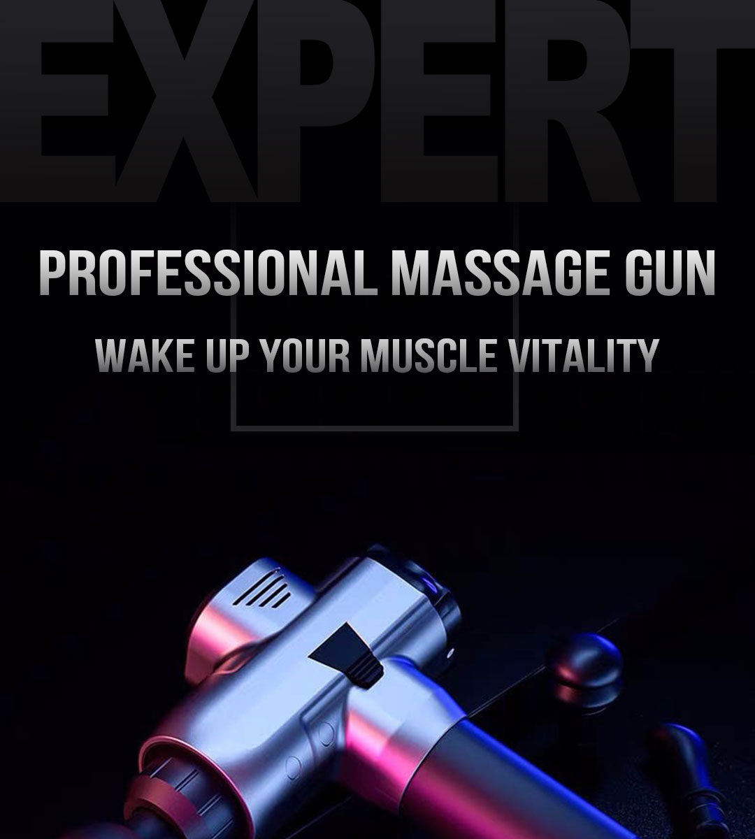 Portable Electric Body Massage Gun Sports Drill